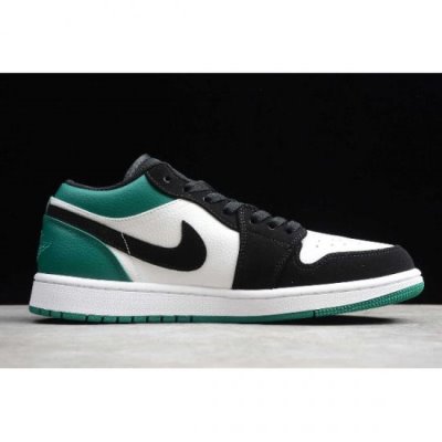 Nike Bayan Air Jordan 1 Low Yeşil / Siyah Basketbol Ayakkabısı Türkiye - FWU4RDSA